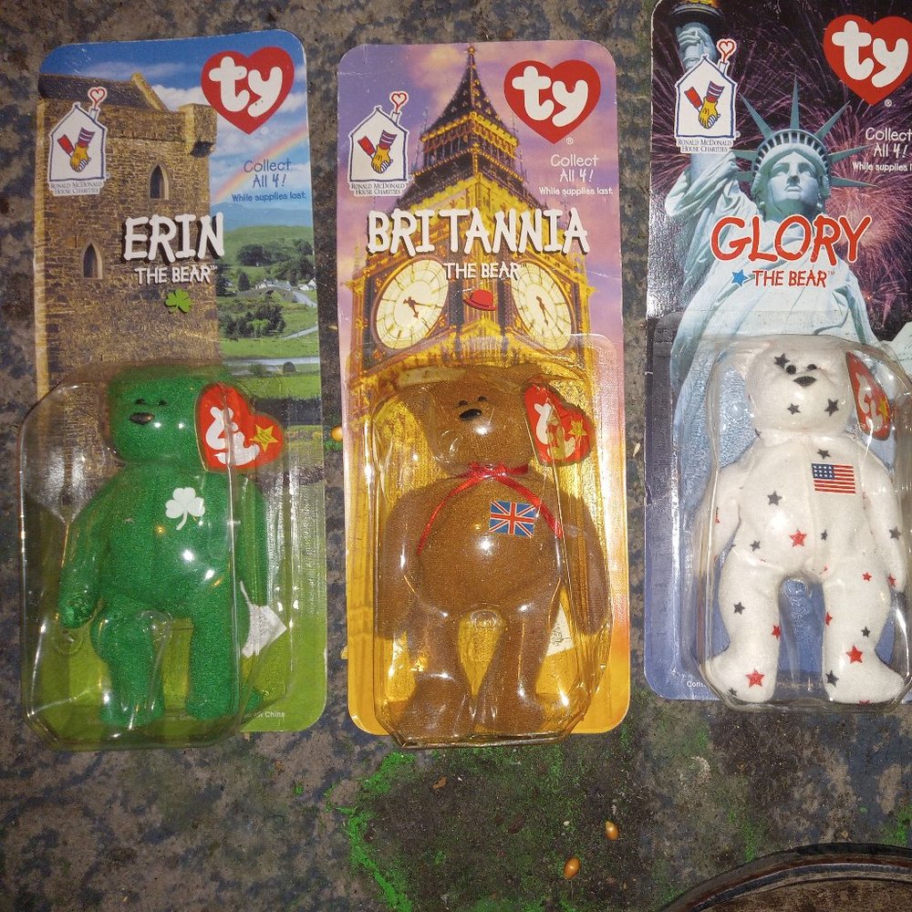 Ty. Teenie beanie baby's. Ron.mcdonald 1999
